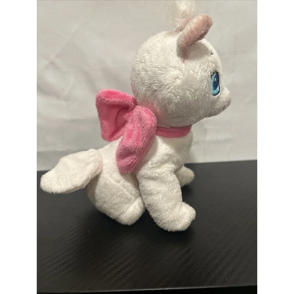 Disney Aristocats Marie White Cat Plush 7 Inch Stuffed Animal Just Play‎